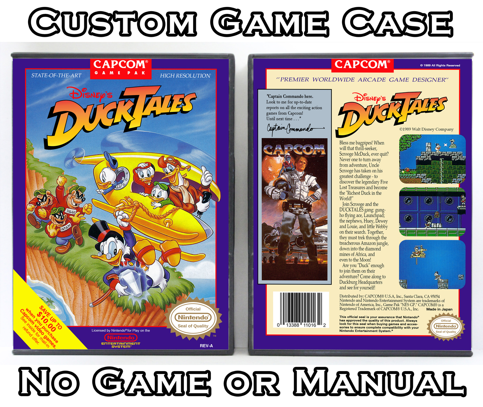 DuckTales – Nintendo NES Custom Case *NO GAME*