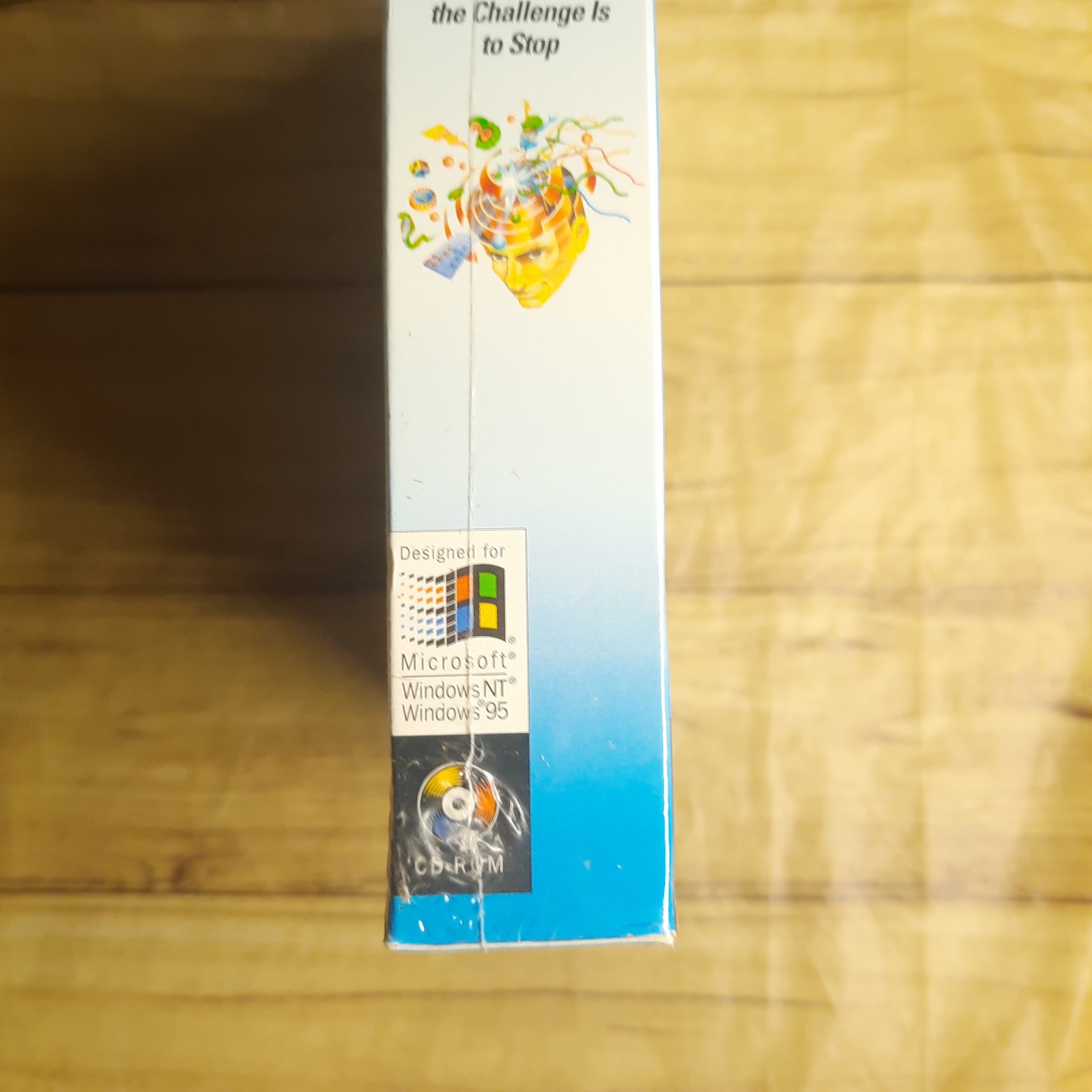 Vintage MICROSOFT ENTERTAINMENT PACK Puzzle Col. CD ROM Sealed Windows 95 NEW