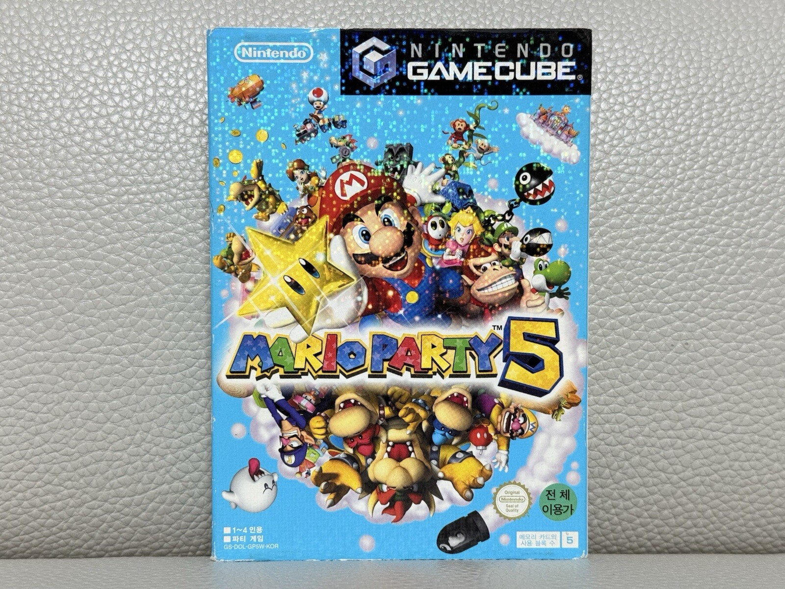 SUPER RARE Korean Mario Party 5 Nintendo GameCube GC Korean Version Complete!