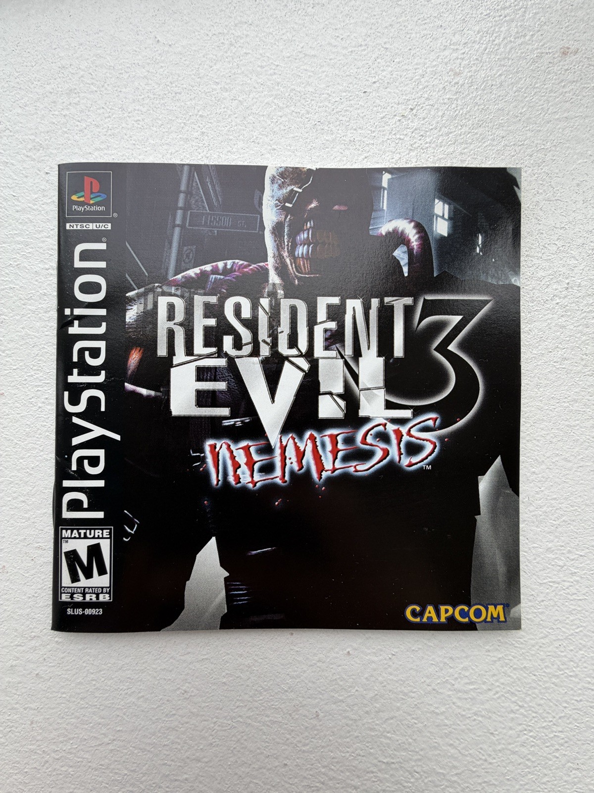 Resident Evil 3 Nemesis Black Label CIB PS1 NTSC-U/C Complete Reg Card