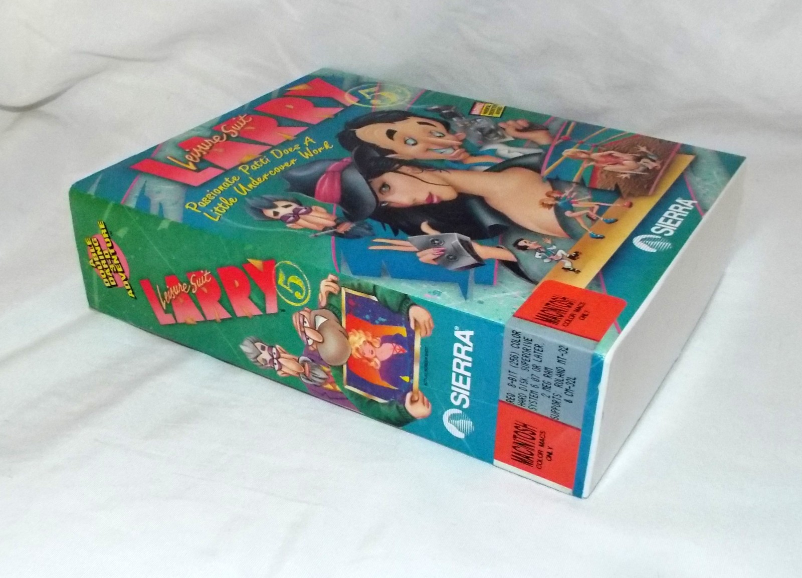 Sierra Leisure Suit Larry 5: Passionate Patti (MACINTOSH 1991) COMP Vintage Game