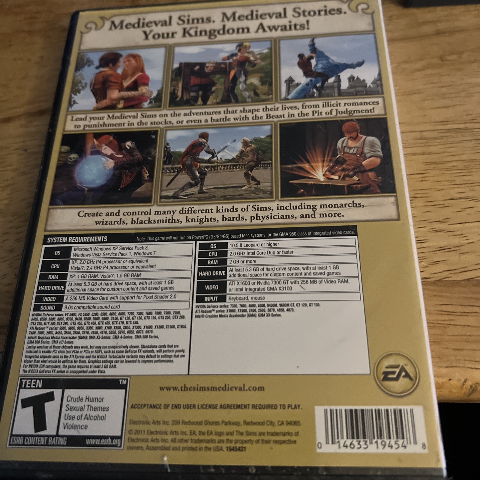 Sims Medieval Windows MAC 2011
