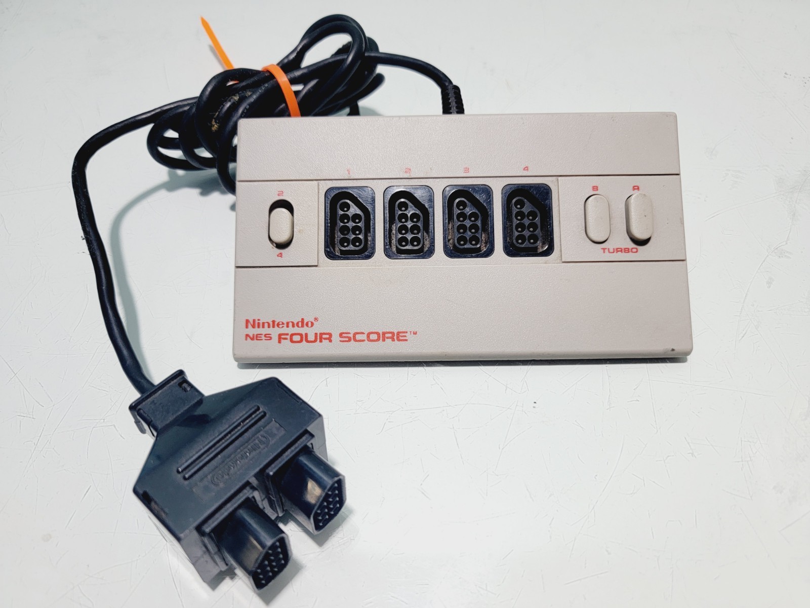Nintendo NES Four Score Controller Adapter NES-034A – Authentic & Tested