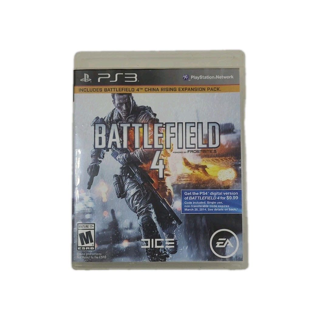Battlefield 4 Sony PlayStation 3 PS3 Complete Tested Free Shipping.