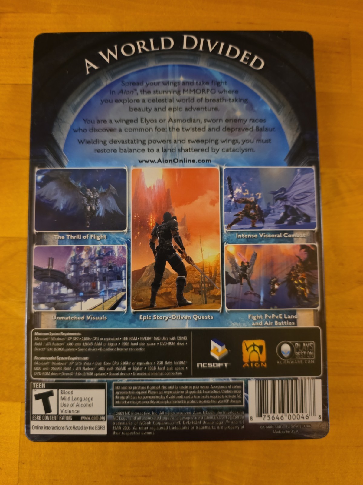 Aion Pc Game With Metal Case