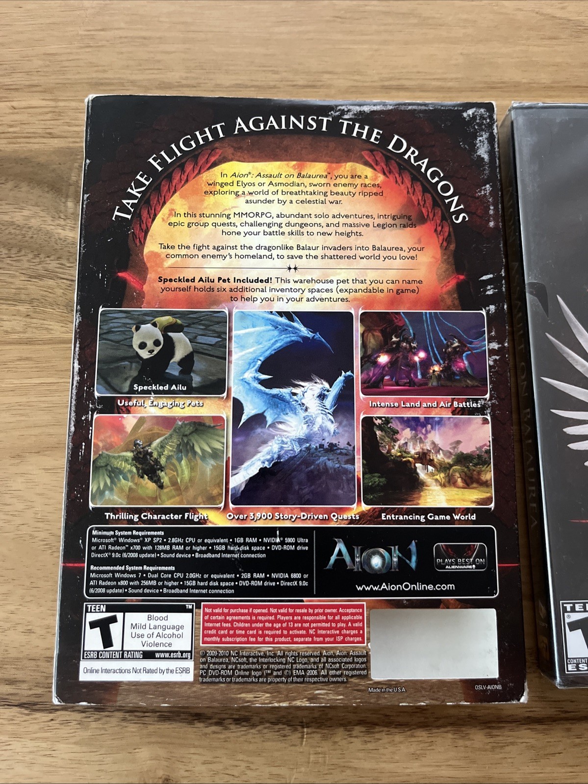 BRAND NEW Sealed Aion: Assault on Balaurea (PC, 2010)
