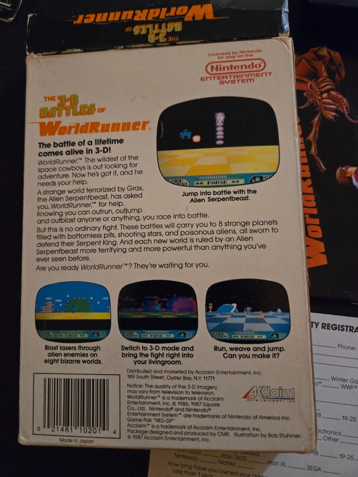 BreakThru Complete in Box CIB (Nintendo, NES 1987)