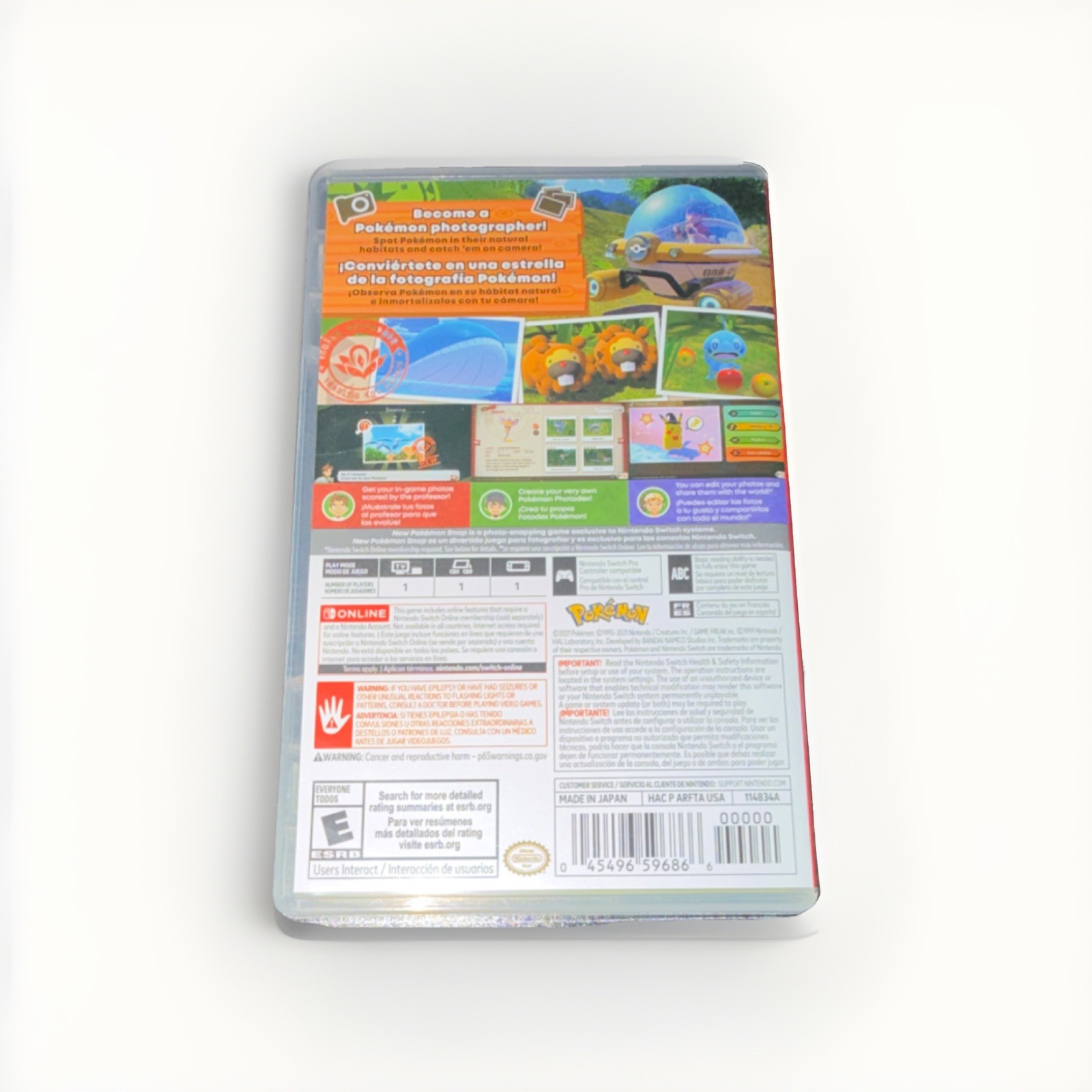 Nintendo New Pokémon Snap for Nintendo Switch 2021 Online Play E-Everyone
