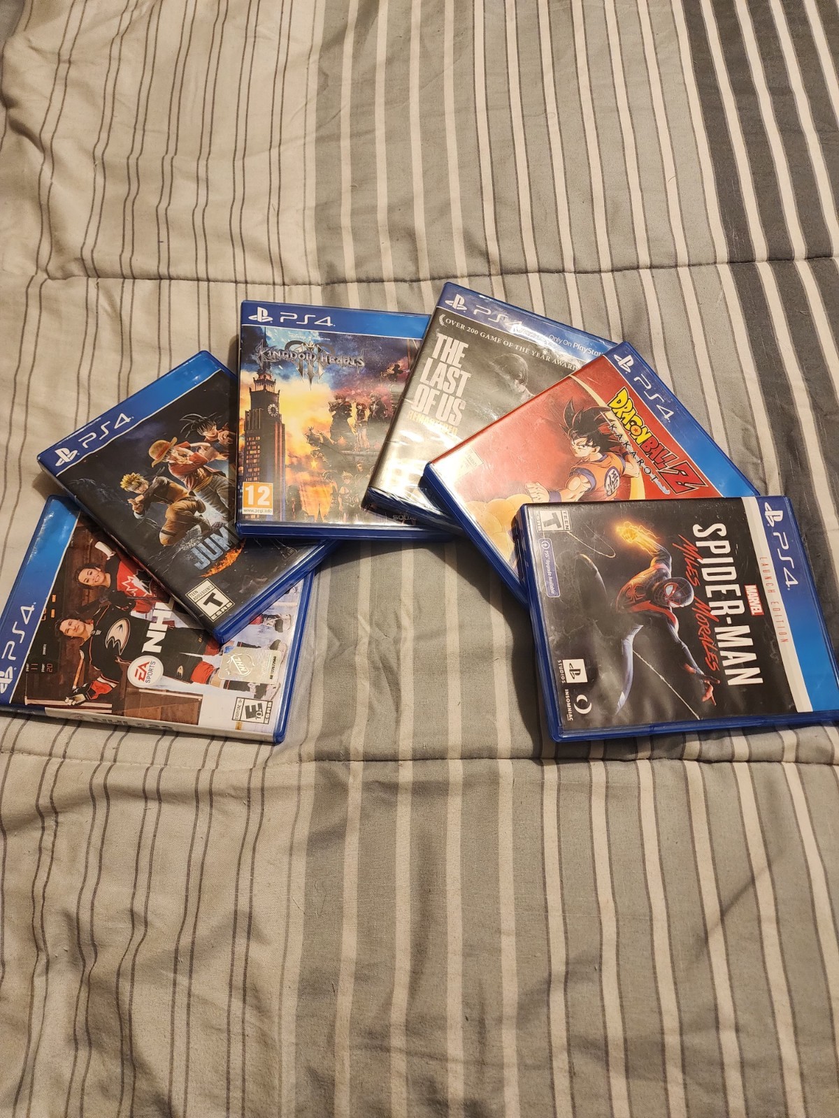 6 Assorted PS4 games