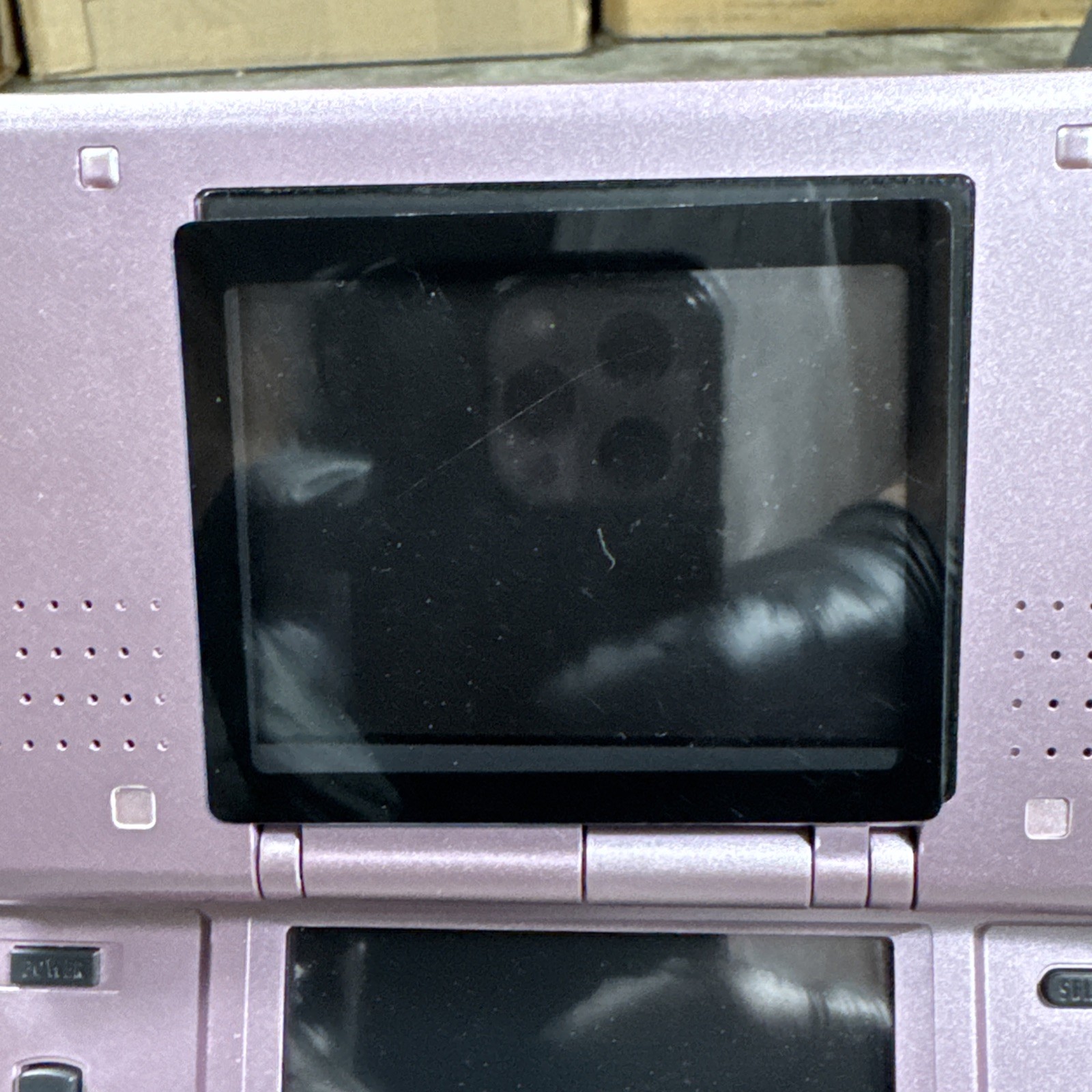 Nintendo DS OG Original Console (NTR-001) Pink w/ OEM Charger Stylus & Case