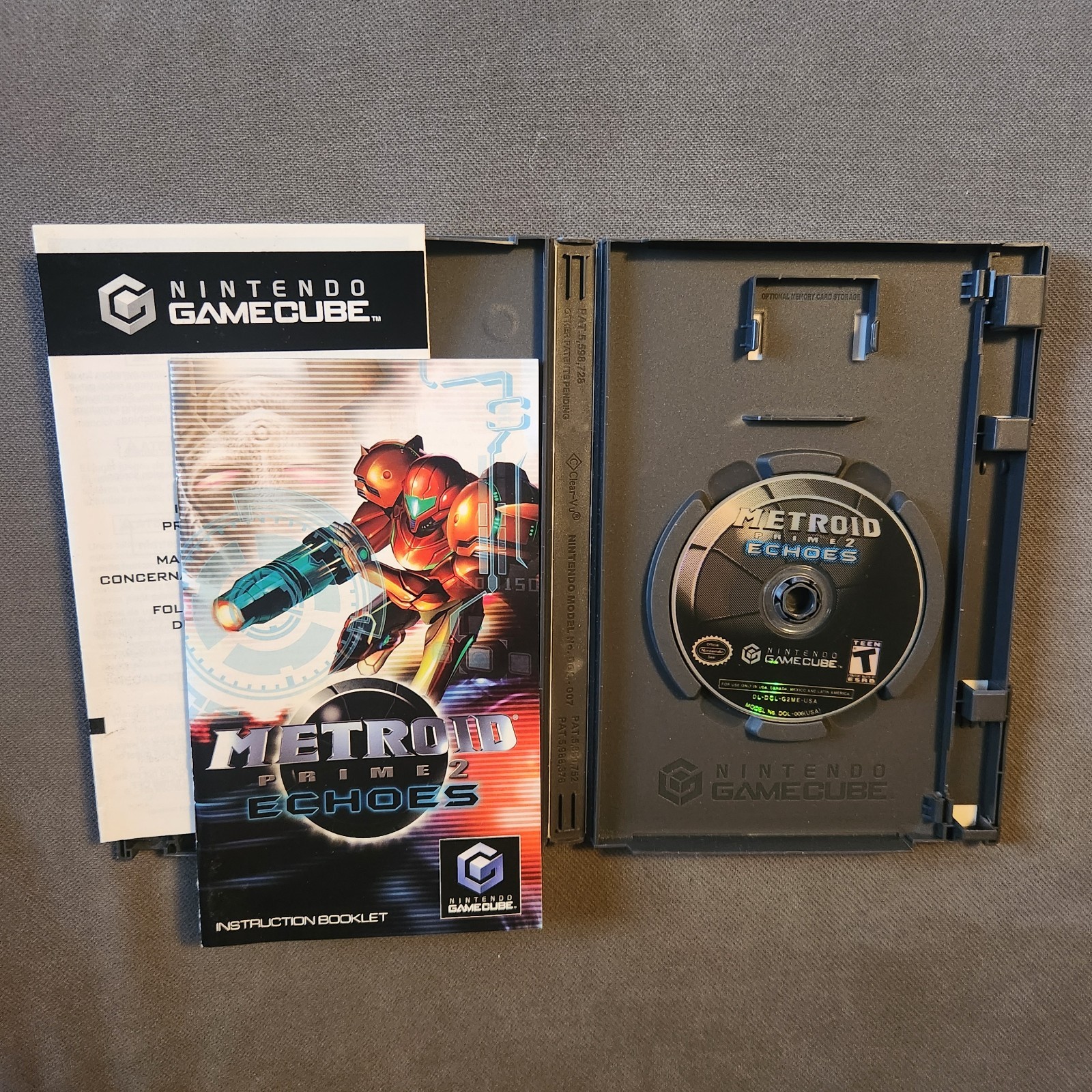 Nintendo Metroid Prime 2: Echoes GameCube NTSC-U/C Manual Metroid Prime Series