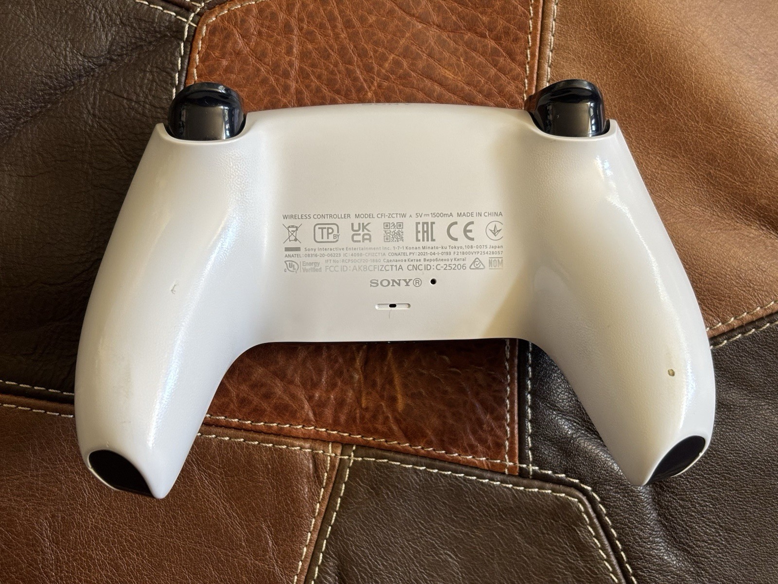 Sony DualSense Wireless Controller White/Black PS5 Tested Working Great