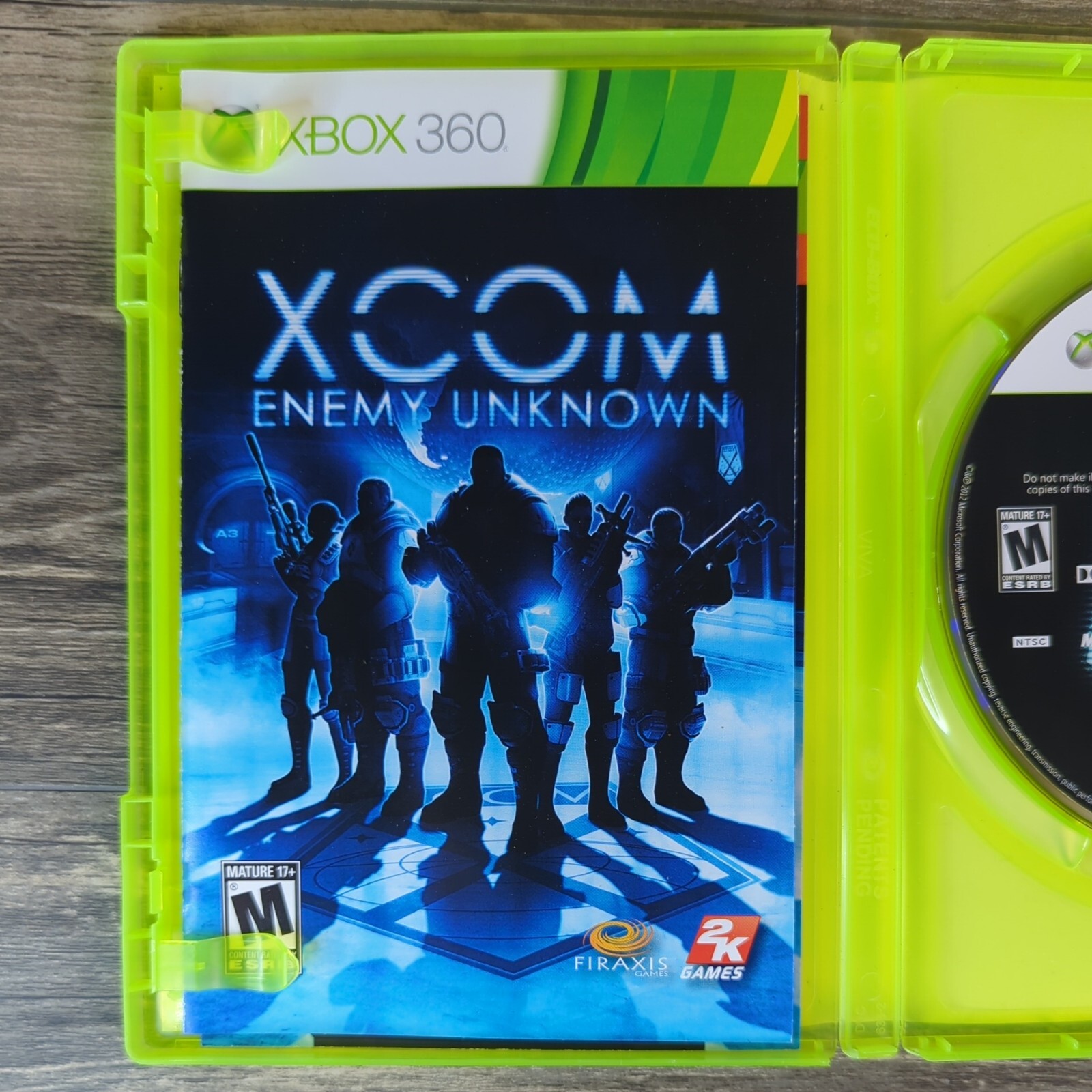 XCOM: Enemy Unknown Xbox 360 Microsoft Game Complete CIB Authentic Tested