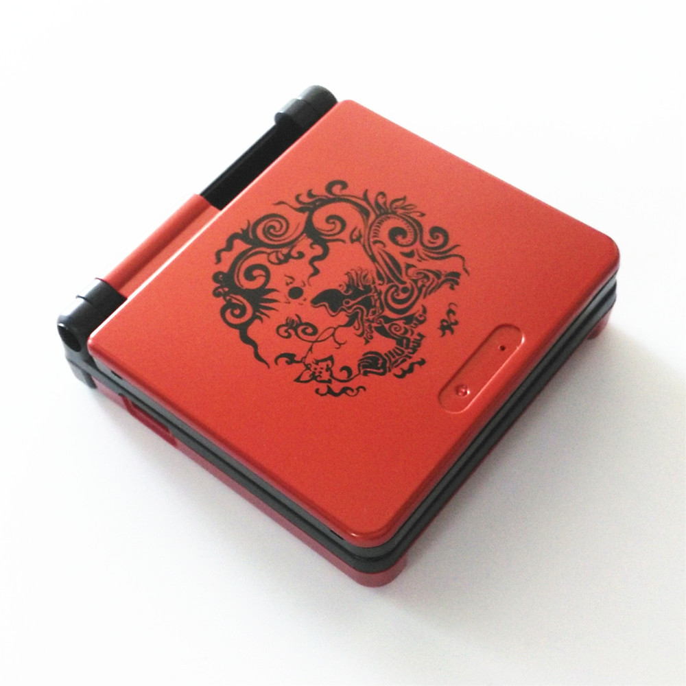 Dragon Red Purple Shell Housing For Nintendo Gameboy Advance SP GBA SP Console