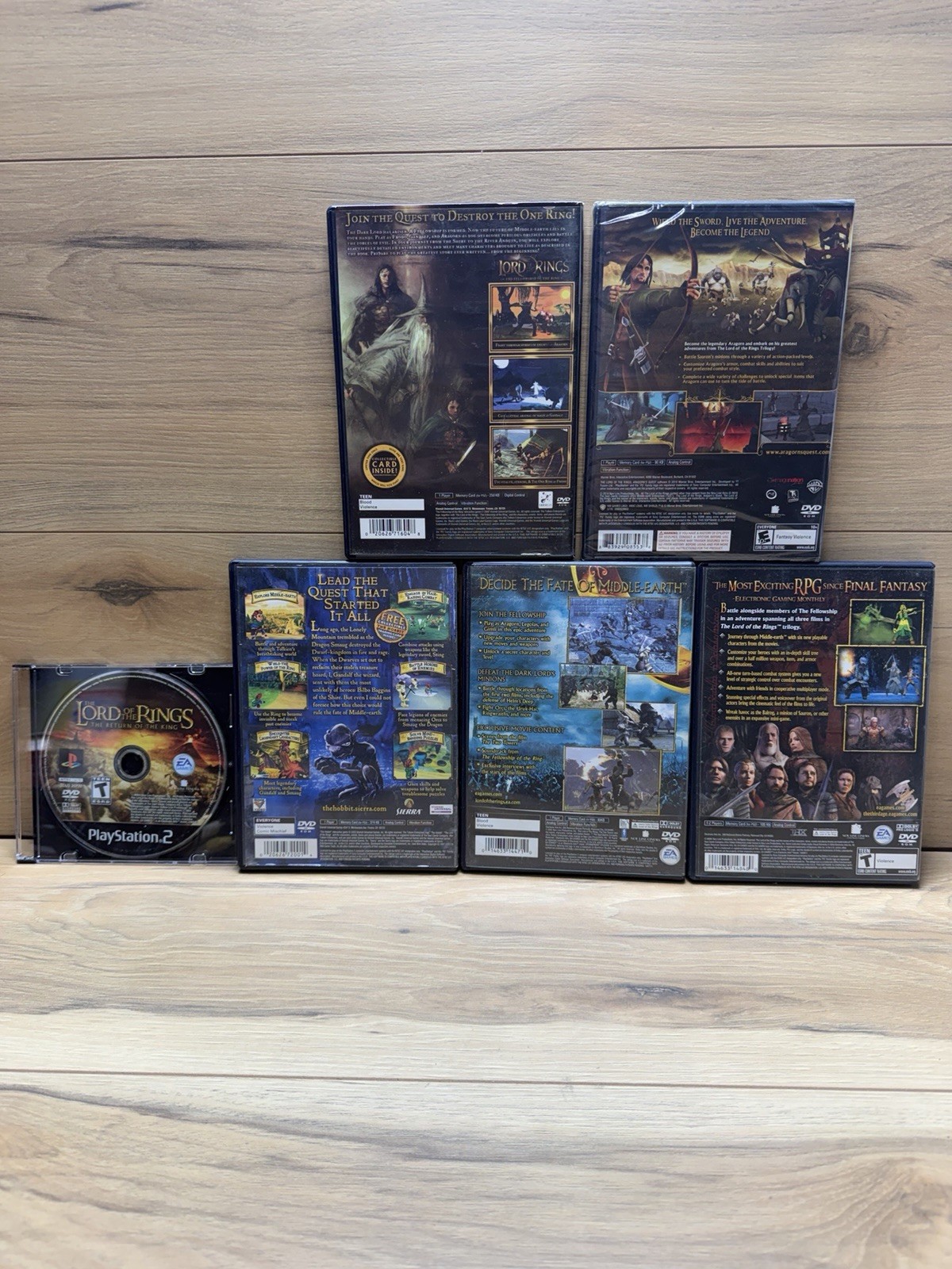 Lord Of The Rings The Third Age Hobbit Returning The King Playstation 2 Bundle