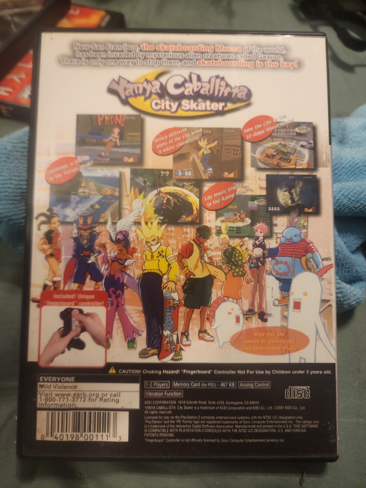 Yanya Caballista: City Skater Sony PlayStation 2 Everything But The Board