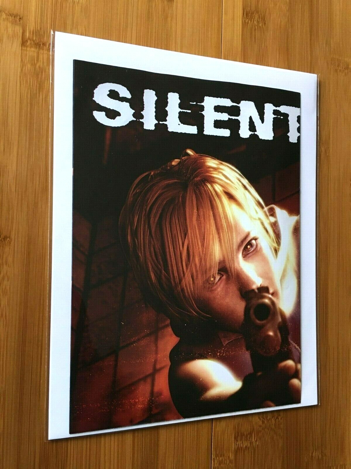 2003 Official Silent Hill 3 Foldout Poster PS2 Playstation 2 Survival Horror Art