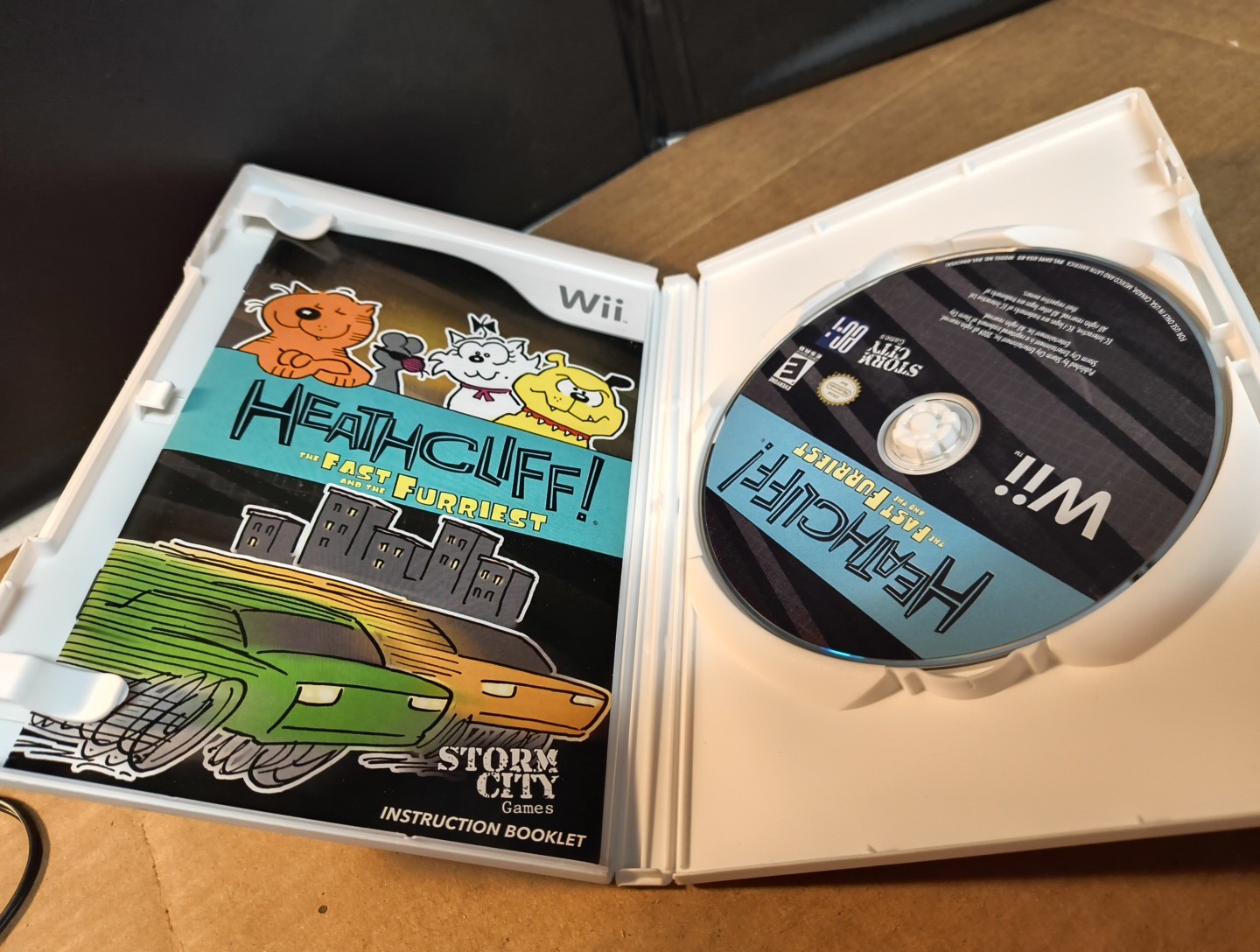 Heathcliff ~The Fast and the Furriest For Nintendo Wii (2010 Storm City Games)