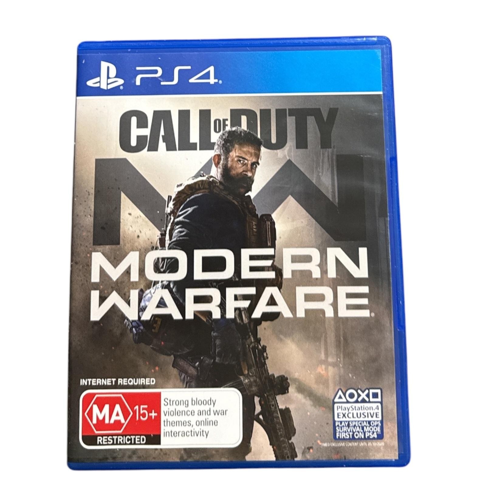 Call Of Duty Modern Warfare PS4 Game Activision PAL MA15+ Shooter 2019