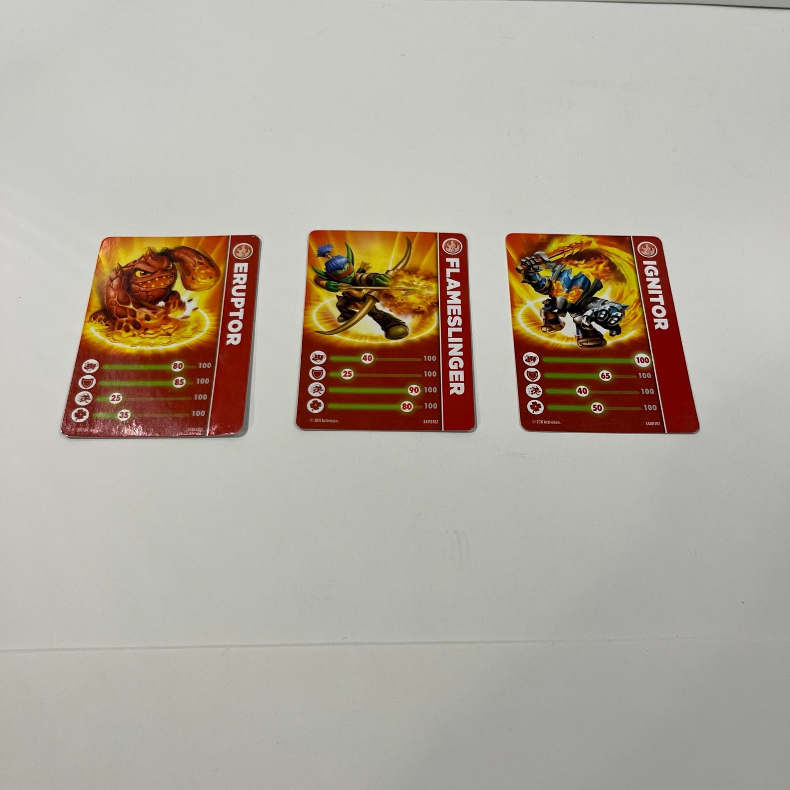 Skylanders Spyro’s Adventure Stat Cards – Lot of 23 Cards