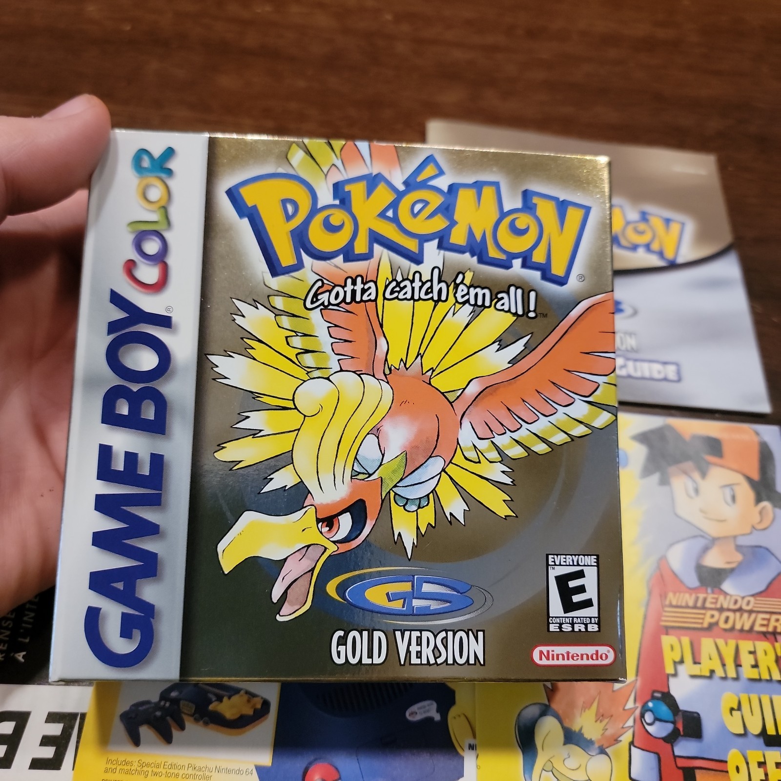 Pokemon Gold Version (Nintendo Game Boy Color) Complete CIB – Tested – Authentic