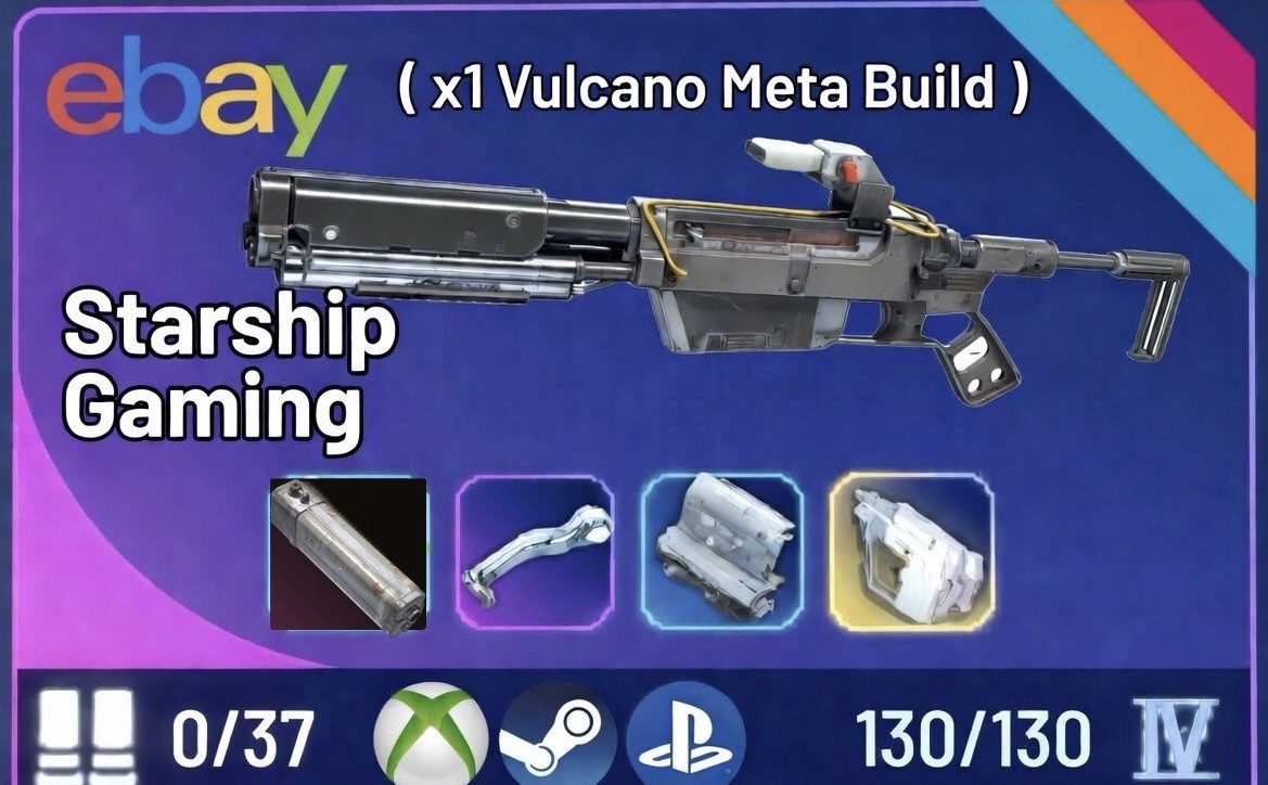 Arc Raiders Vulcano (1x) Level 4 MAX attachment fully repaired Kinetic Converter