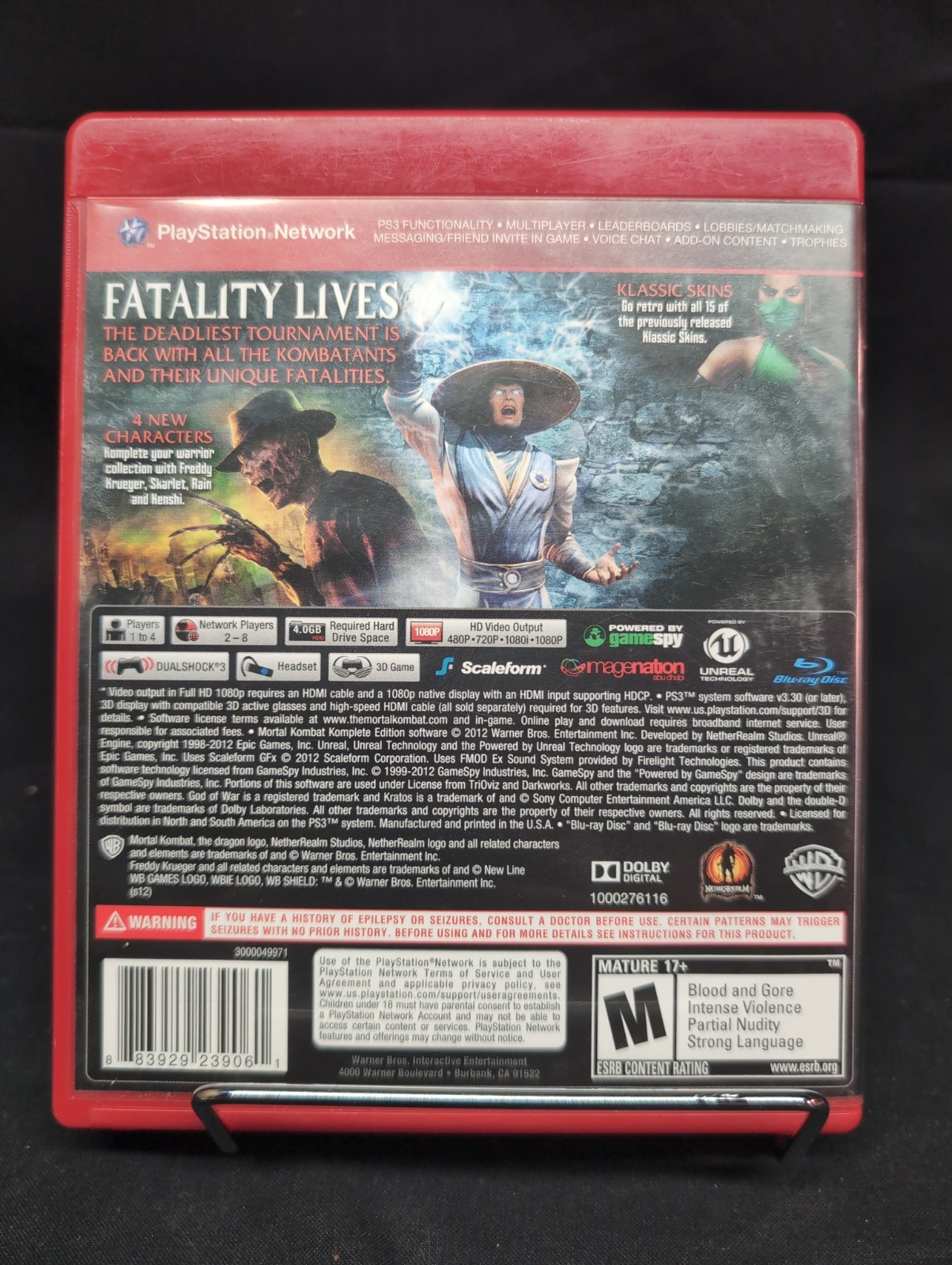 Mortal Kombat Komplete Edition (Sony PlayStation 3) PS3 Manual CIB Complete