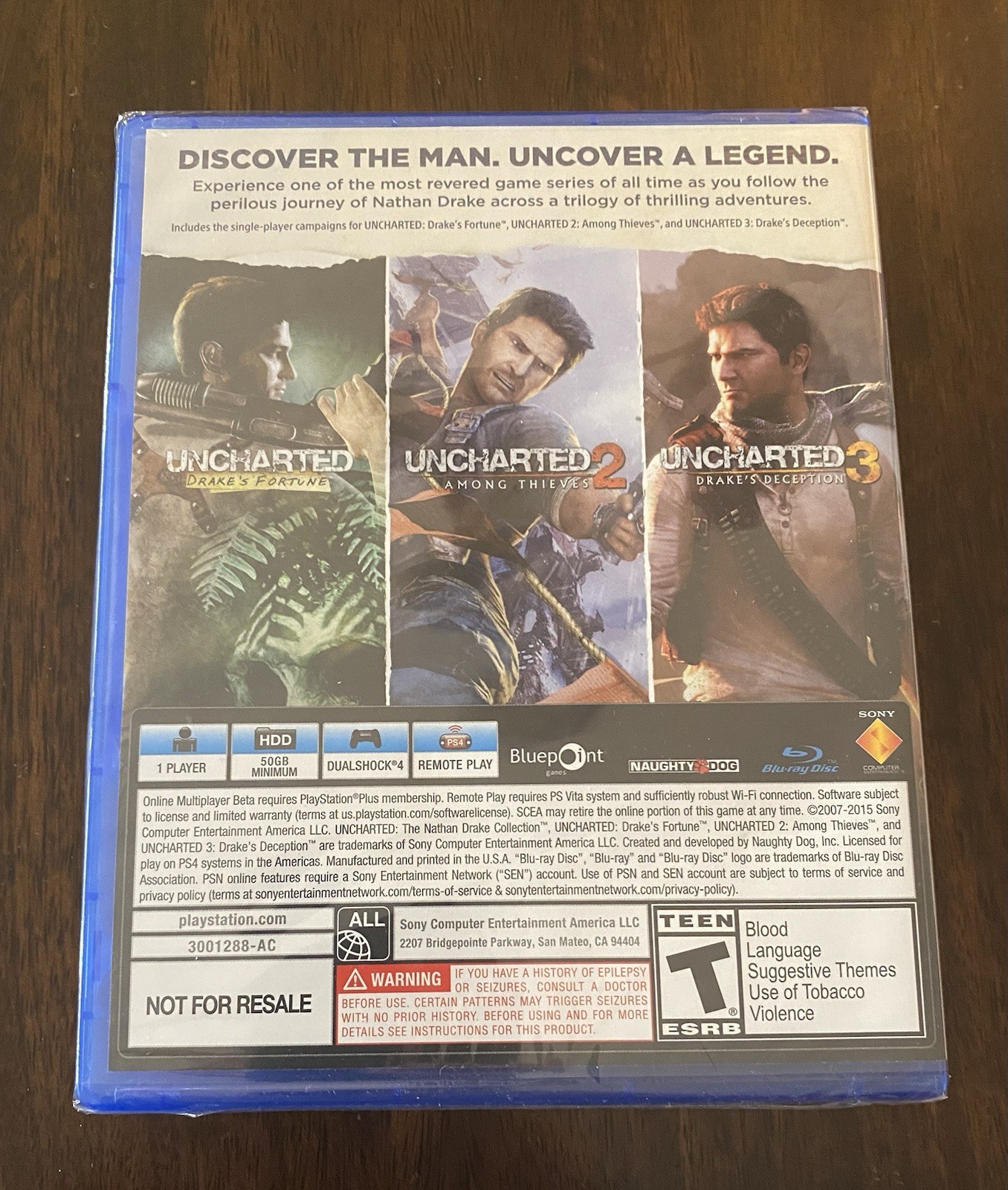 Uncharted: The Nathan Drake Collection PlayStation 4 – SEALED
