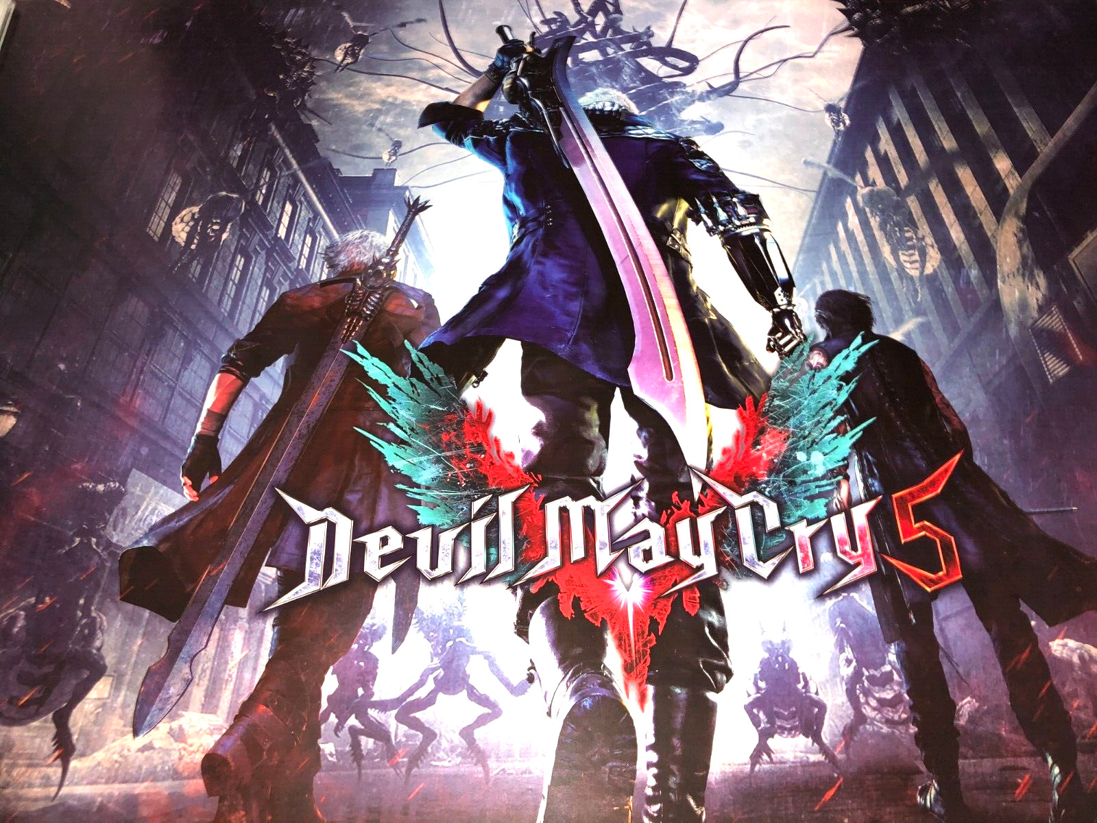 DEVIL MAY CRY 5 2019 HORROR RARE ORIG AUST NMINT MA15+ PS4 XBOX ONE GAMES POSTER