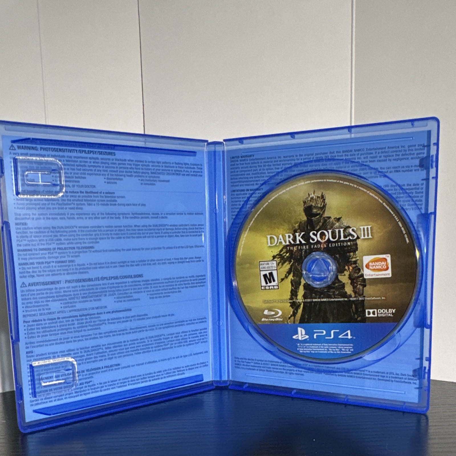 Dark Souls III: The Fire Fades Complete Edition PS4 CLEAN!