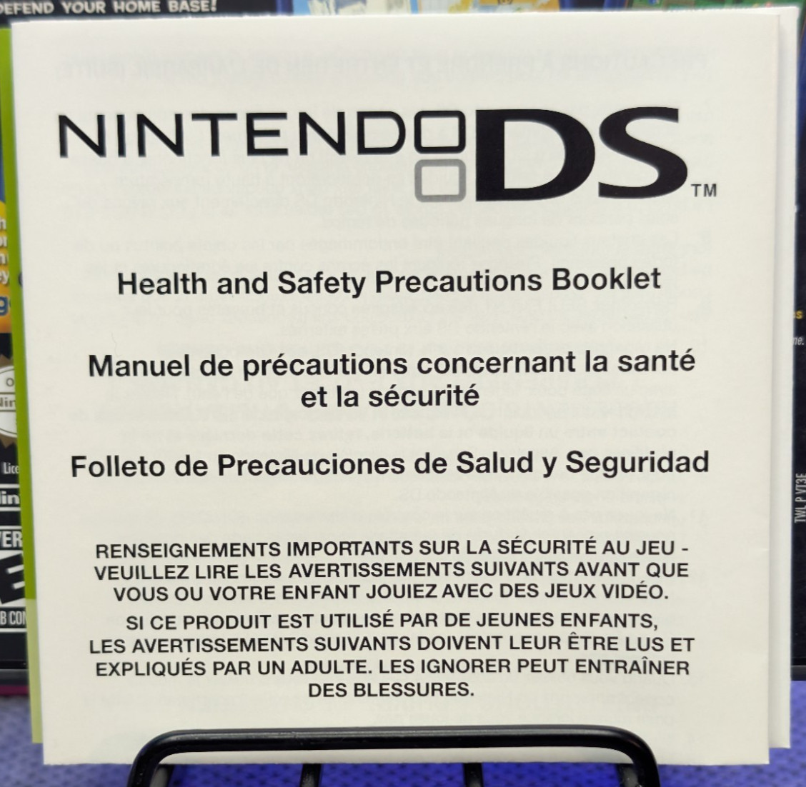 Toy Story 3 The Video Game Nintendo DS Complete CIB Manual Inserts W/ Poster
