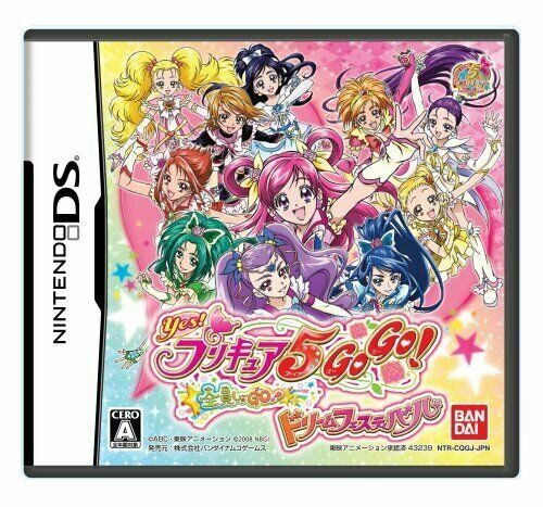 USED Nintendo DS Yes! PreCure 5 Go Go Zenin Shu Go! Dream Festival