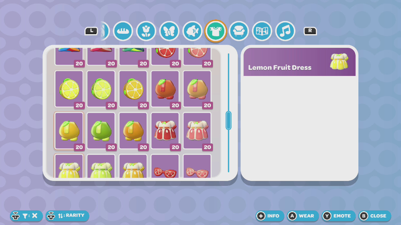 Hello Kitty Island Adventure Clothes 👗Any Item Nintendo Only