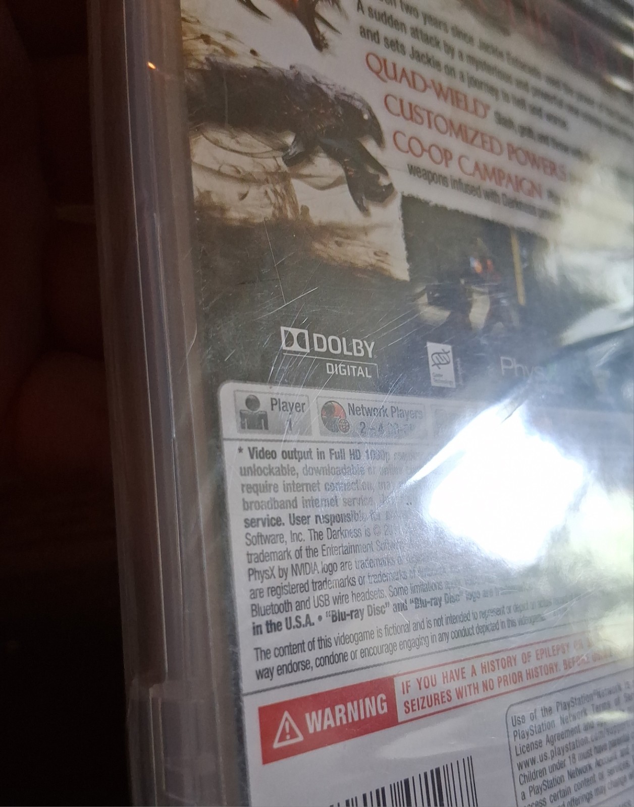 The Darkness II 2 for PlayStation 3 NEW SEALED Rare US Printing See Pics/Descrip