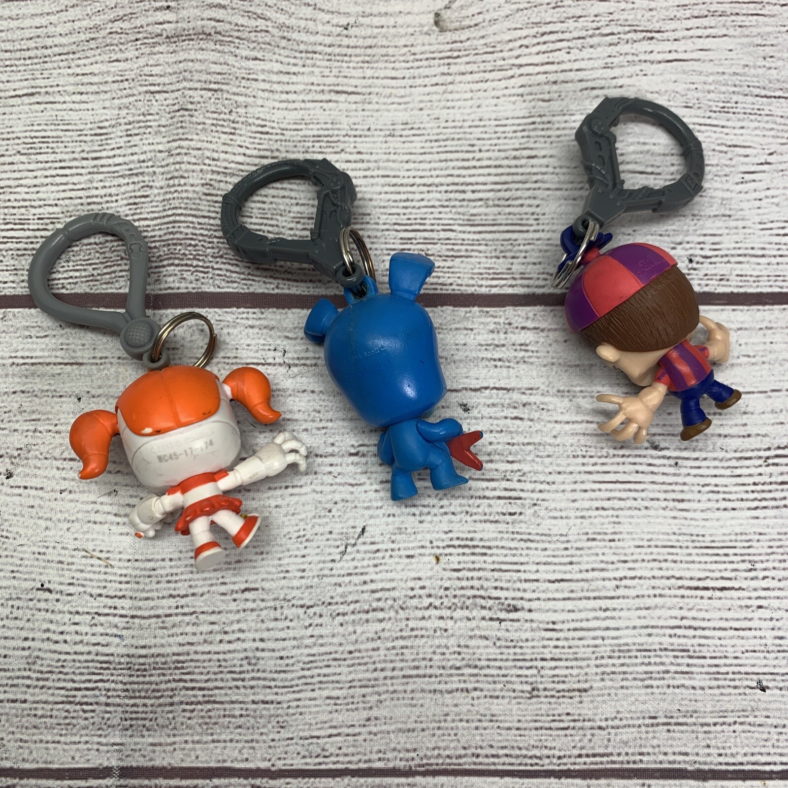 Five Nights At Freddy’s FNAF Backpack Clip, Hanger, Keychain – Lot of 3