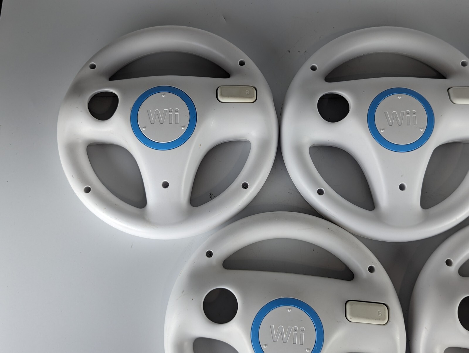 Nintendo Wii OEM Wheel RVL-024 Mario Kart Steering Wheel Lot of 5
