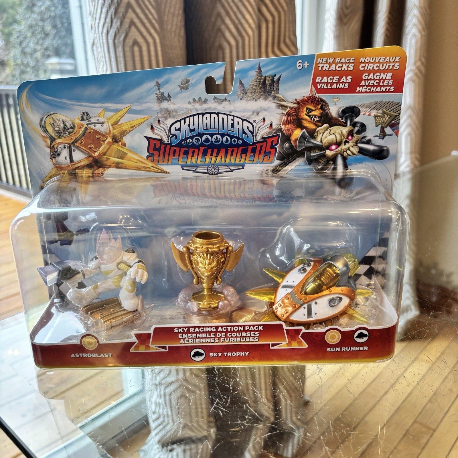 SKYLANDERS Superchargers SKY RACING ACTION PACK Astroblast Sky Trophy Sun Runner