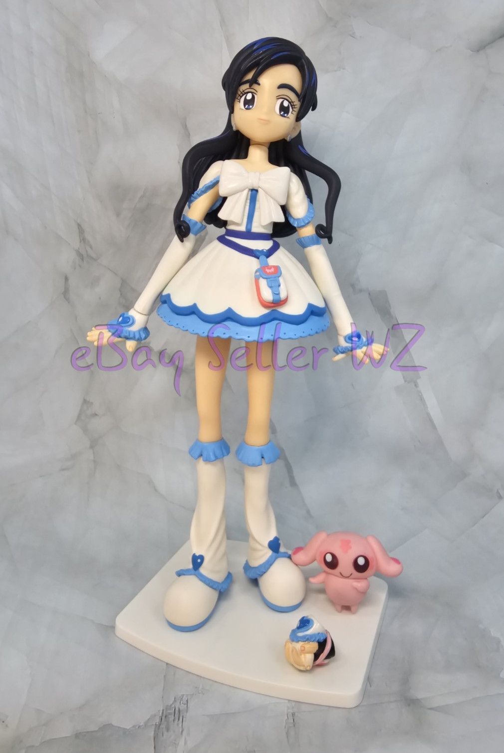 Cure White & Mipple Figure Soft Vinyl Unifive 2004 Pretty Cure Futari wa PreCure