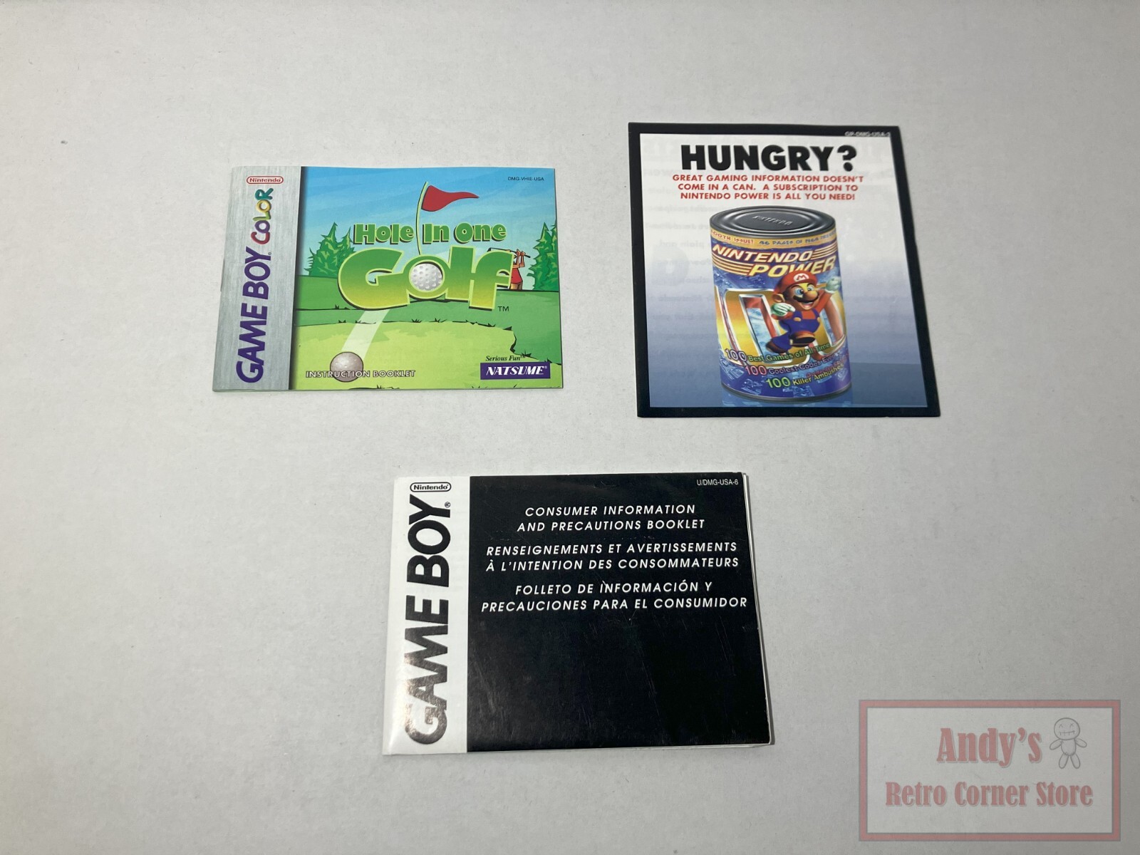 Hole in One Golf – Nintendo Gameboy Color (GBC) – Complete CIB