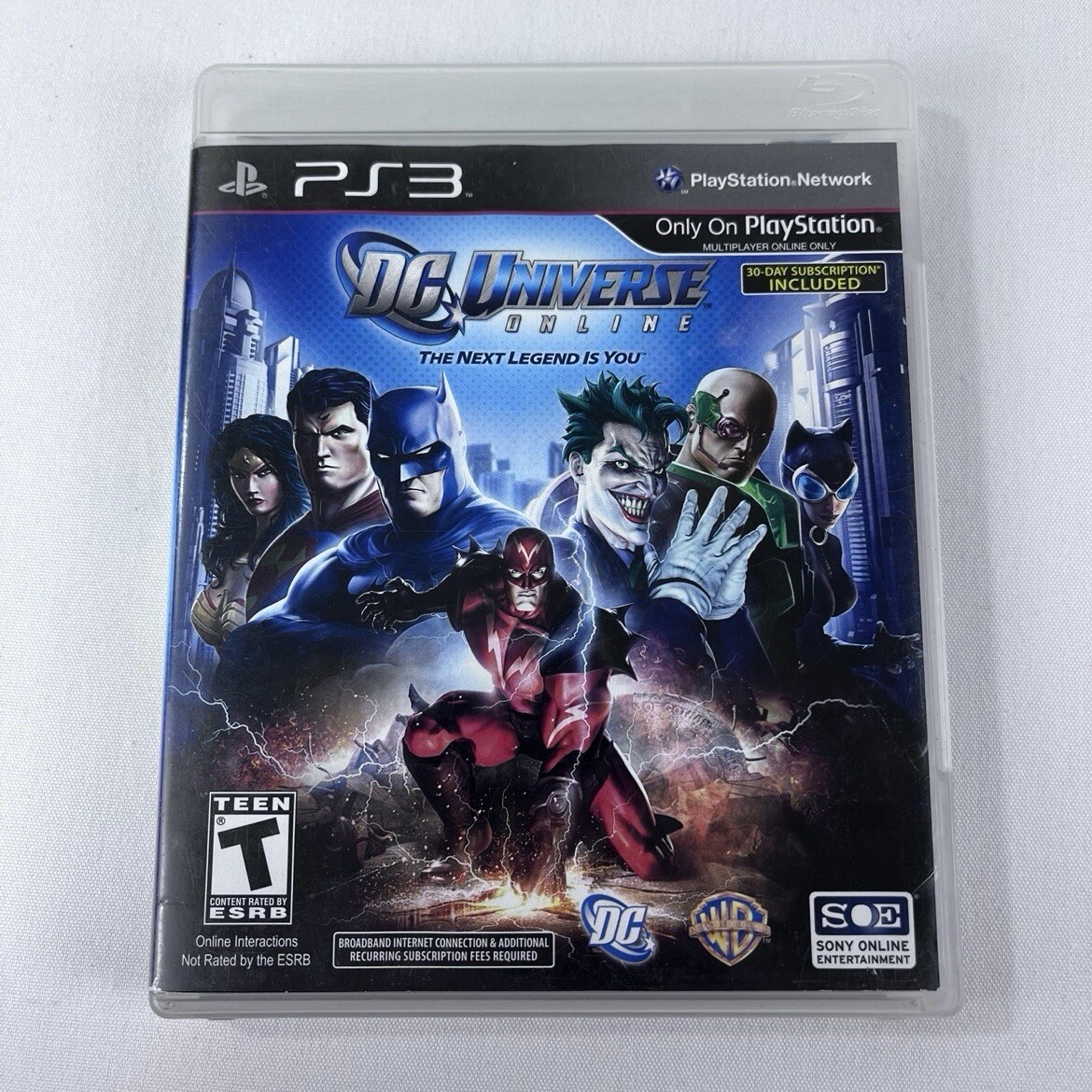 DC Universe Online (Sony PlayStation 3, 2011) PS3 CIB Complete Manual Video Game