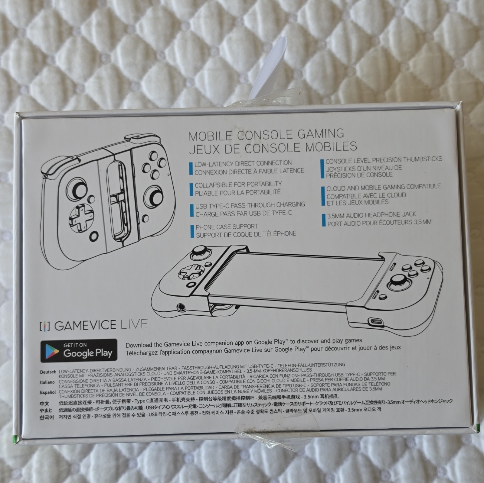 Gamevice Flex Mobile Controller for Android Smartphone Xbox USB-C Collapsible