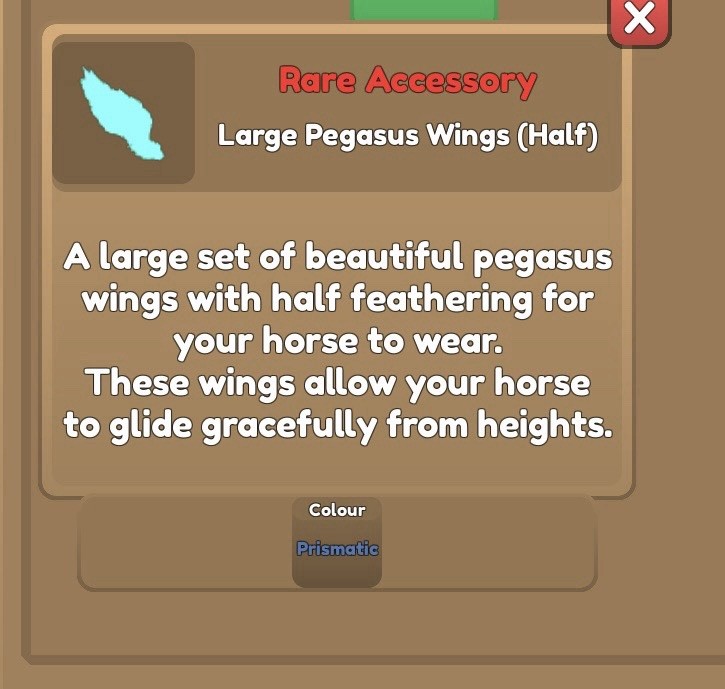 Wild Horse Islands 🌸 Prismatic Pegasus Wings 🌸