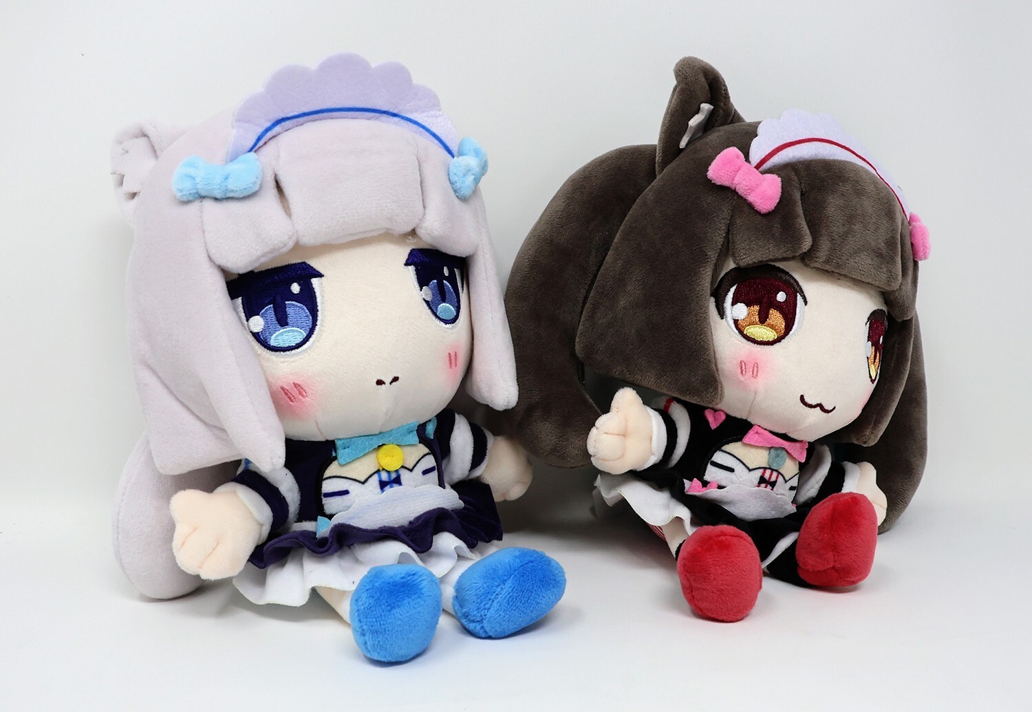 Nekopara Limited Edition Vanilla & Chocola Makeship Plush Plushie Figure Set