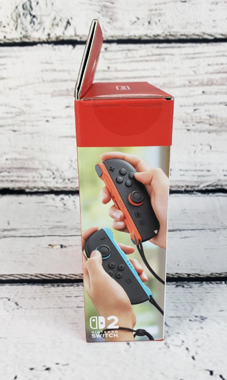 Authentic Nintendo Switch 2 Joy-Con L/R – Light Blue/Light Red – Factory Sealed!