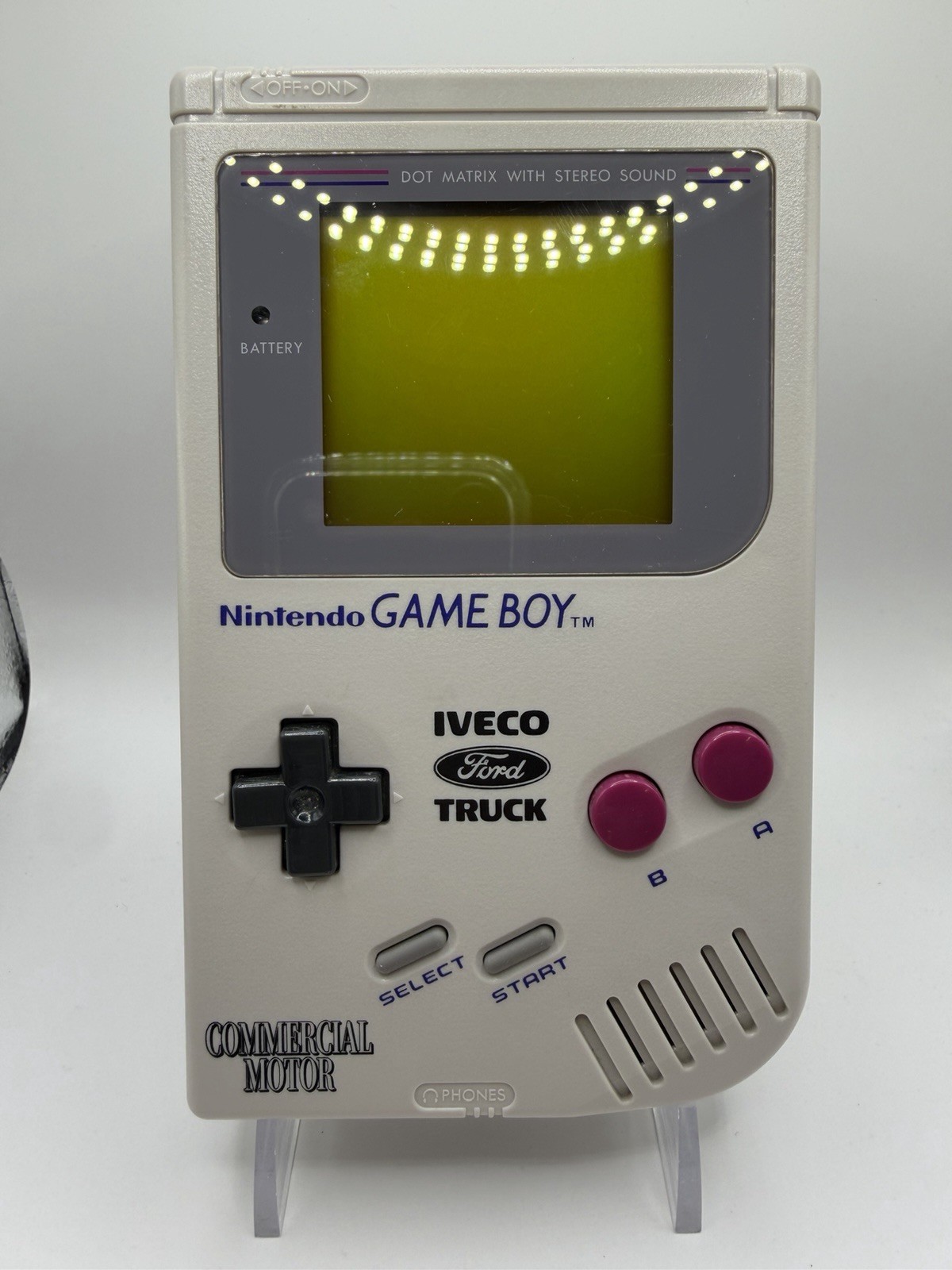 RARE Nintendo Game Boy DMG-01 Iveco Truck Commercial Motor Ford Variant /100