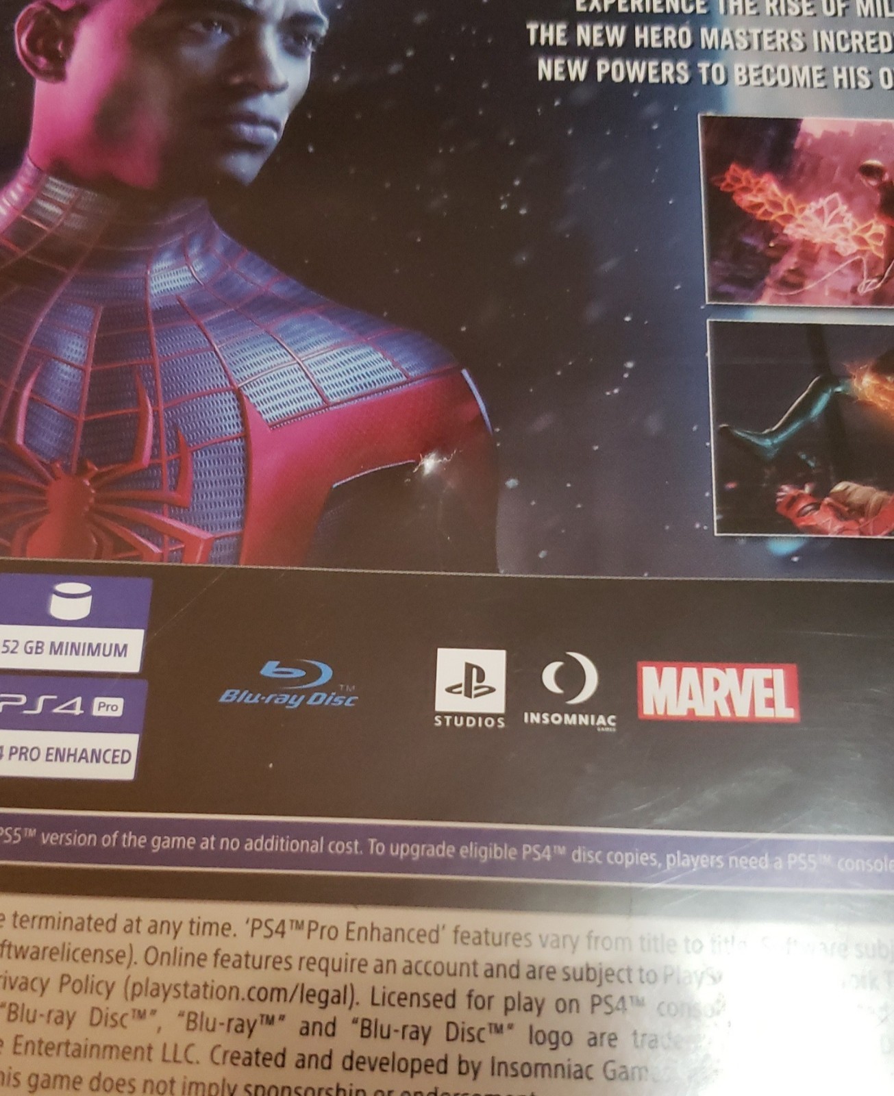 Marvel Spider-Man and Marvel Spider-Man Miles Morales PS4 CIB Tested & Works