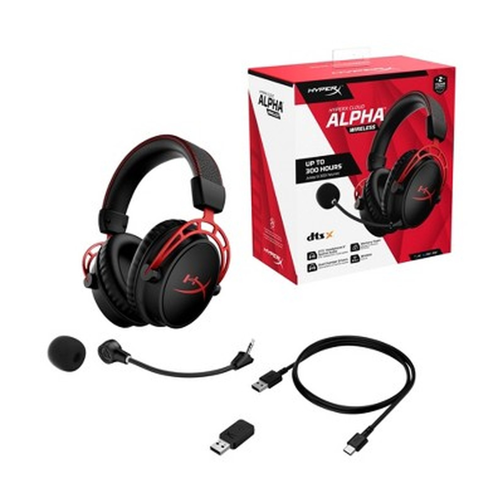 HyperX Cloud Alpha Wireless Gaming Headset – Black