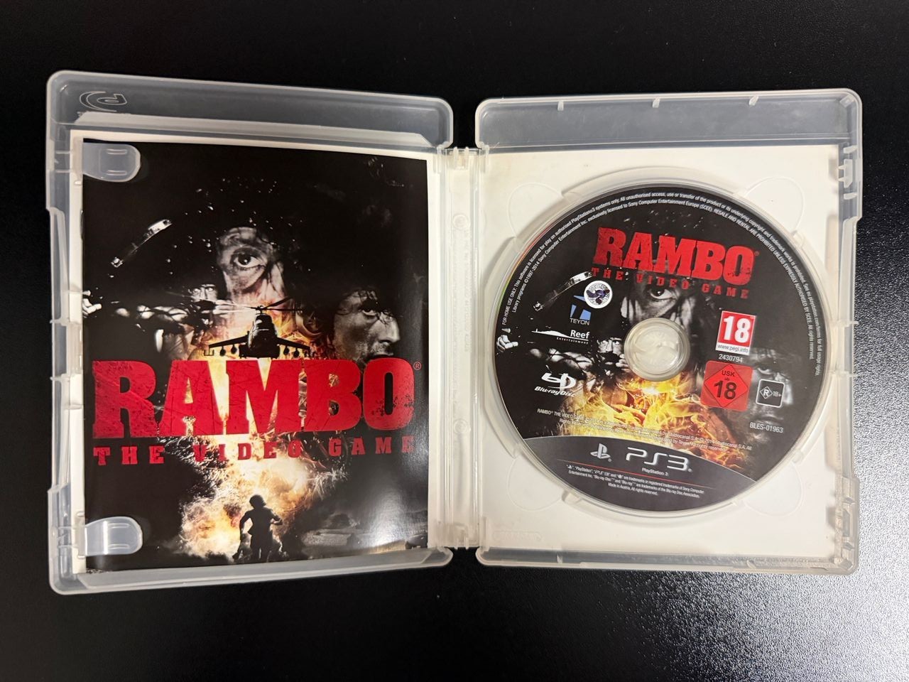 Rambo: the Video Game (PS3, 2014) R2 PAL English USED