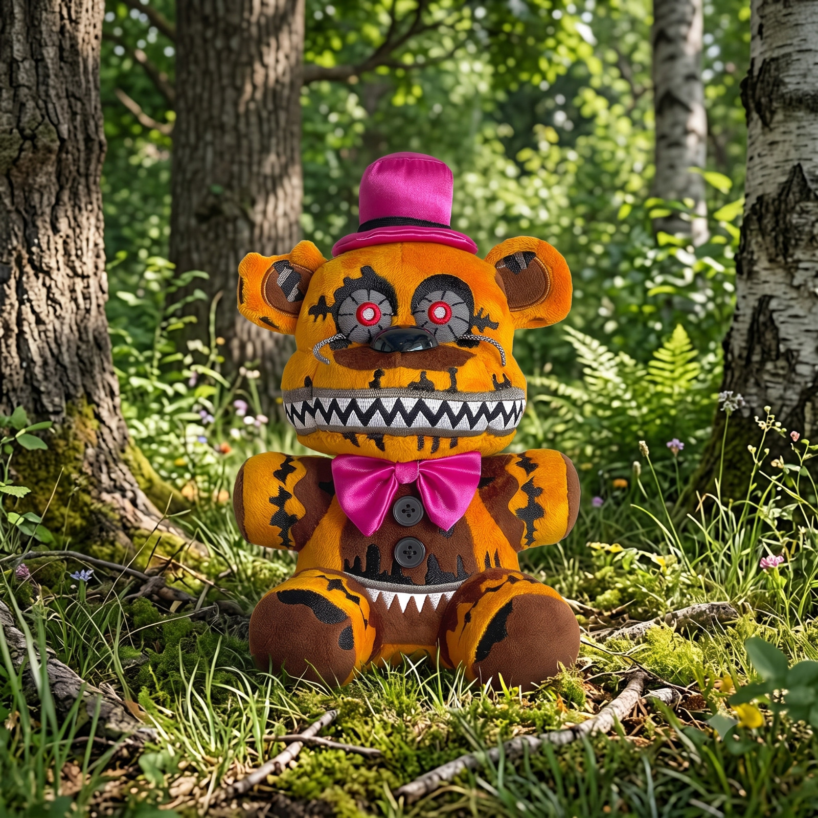 XSmart 7″ Nightmare Fredbear Plush V-37, Five Nights at Freddy’s Special Edition