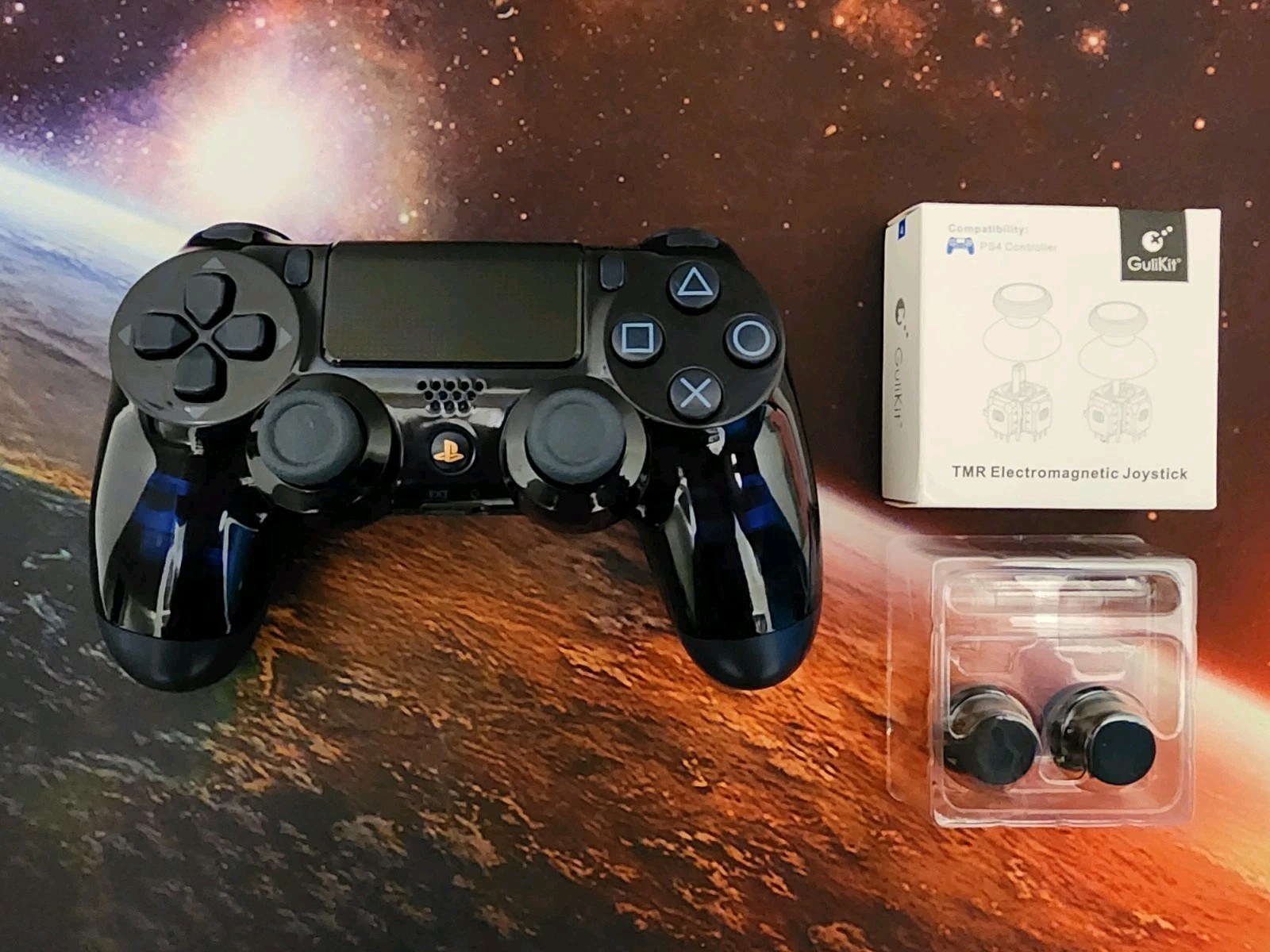 Upgraded PlayStation DualShock 4 Controller 500 Million Edition • GuliKit TMR
